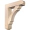 Ekena Millwork Olympic Craftsman Smooth Bracket w/ Offset Brace, Douglas Fir, 7 1/2"W x 30"D x 34"H BKT0806X30X34OLY04SDF - alternate 1